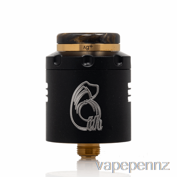 Hellvape DEAD RABBIT V3 24mm RDA [6th ANNI] Black Gold VAPE NZ
